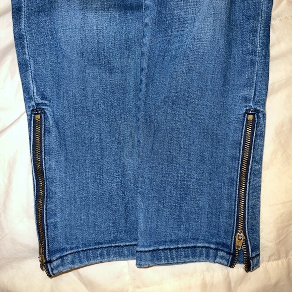 Flying Monkey Women’s Side Zipper Mid-rise Jeans Size 27 - Picture 3 of 5